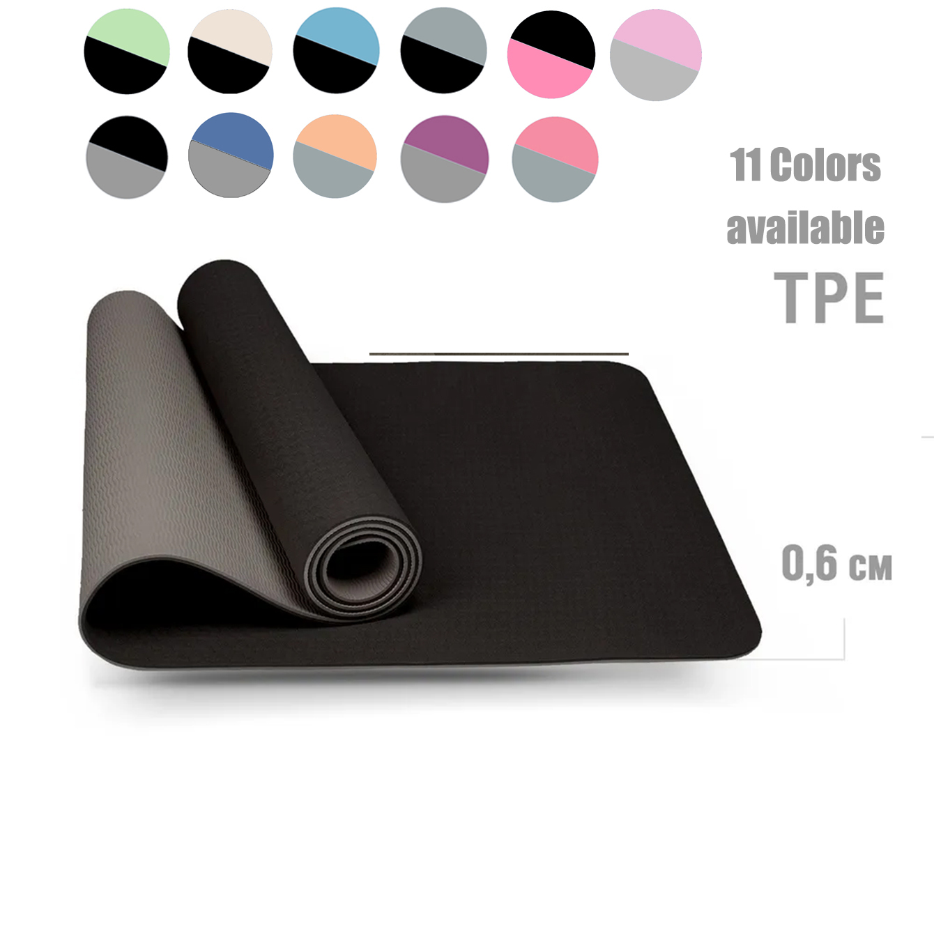 Pilates Yoga Matte - Yoga Mat,Double-Sided Non Slip Eco Friendly