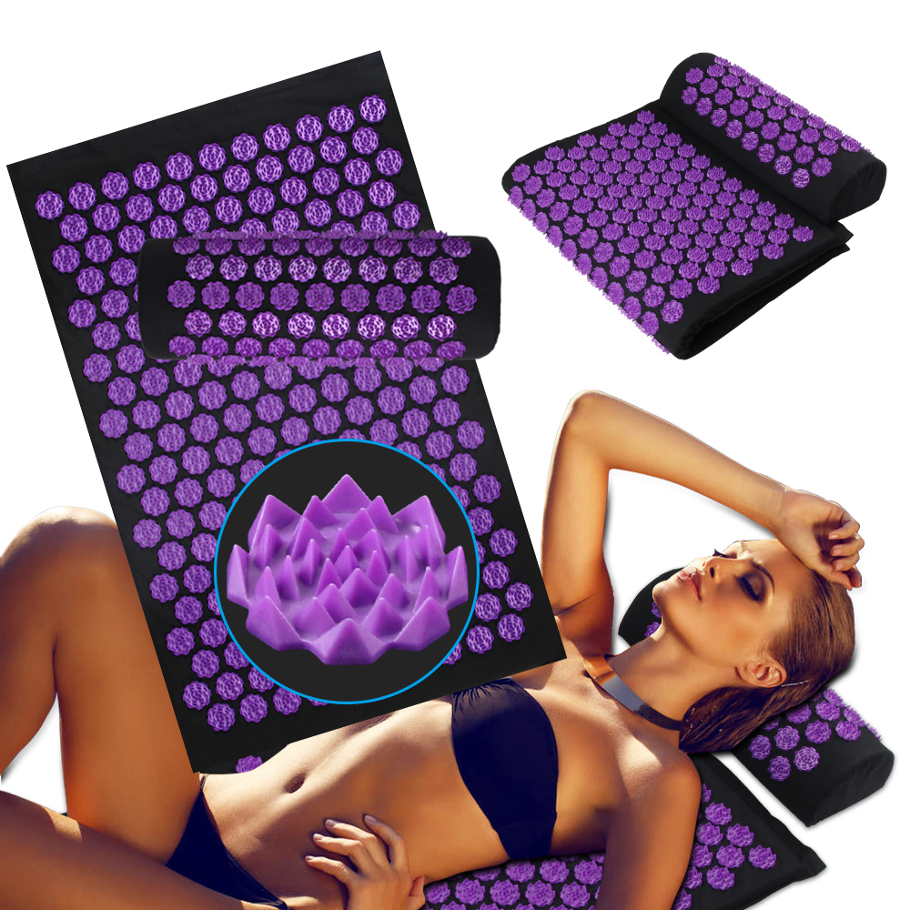 Pilates Yoga Matte - Acupressure Yoga Mat Kuznetsov's Applicator Cushion