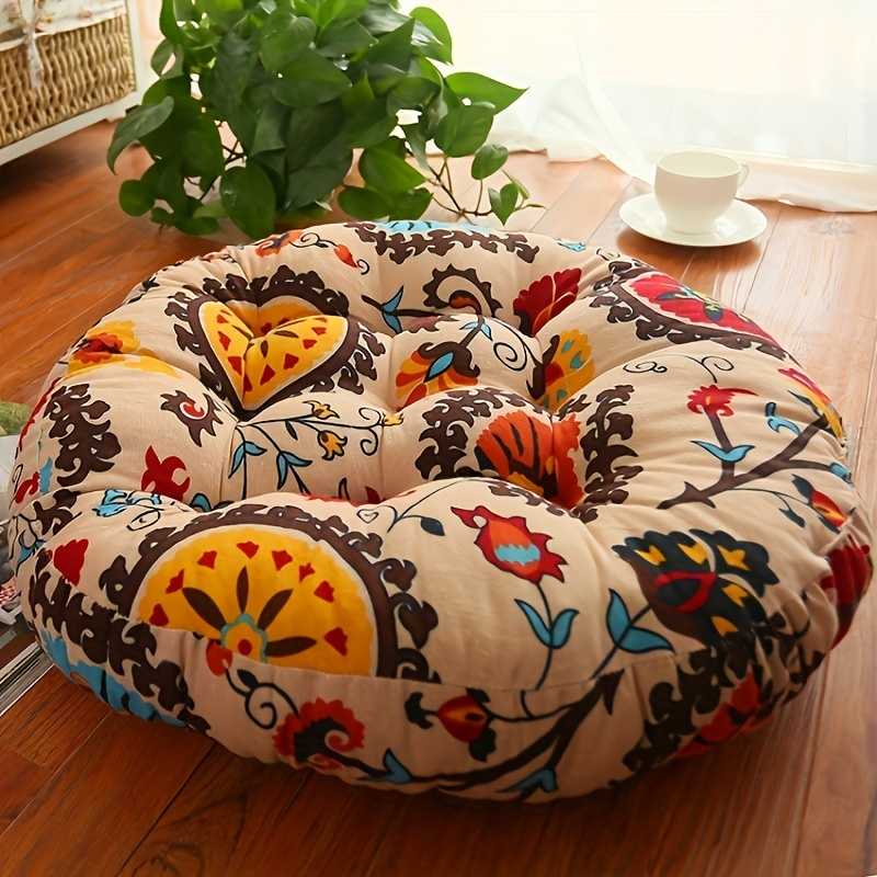 Round Floor Cushion Pillow Thi - Pilates Yoga Machine avaliação e preço