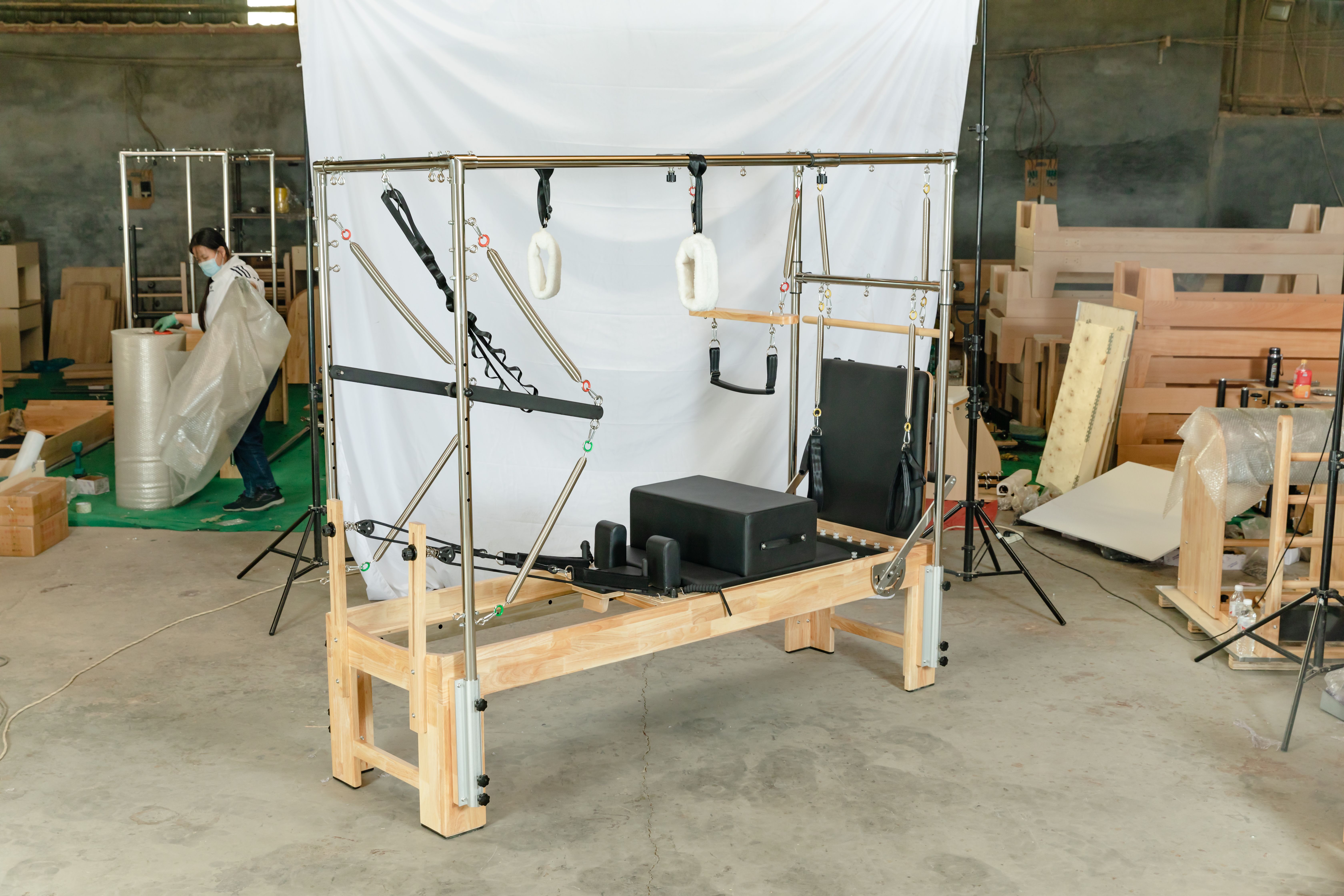 Classical Elevated Bed Home Gy - Pilates Yoga Machine avaliação e preço