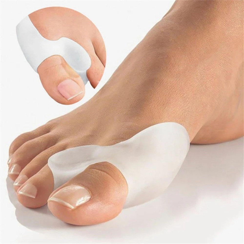 2PCS Silicone Gel Thumb Correc - Toe Separator Silicon avaliação e preço