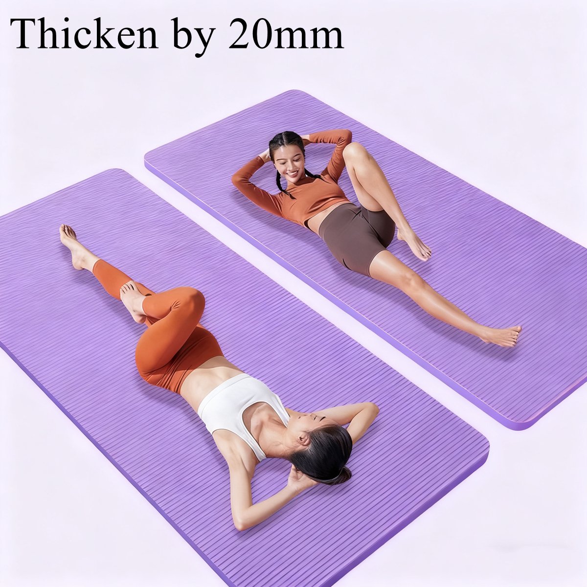 15-20MM Thick 183×60cm Yoga Ma - Pilates Yoga Matte avaliação e preço