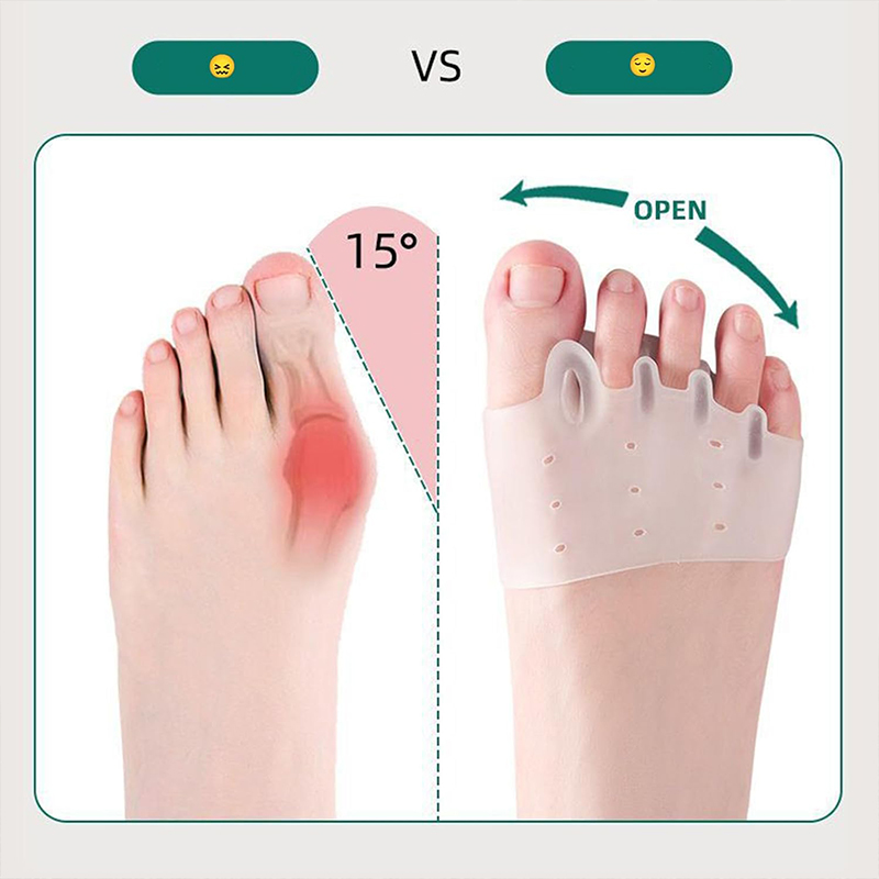 Forefoot Pads Shoe Pad Silicon - Toe Separator Silicon avaliação e preço