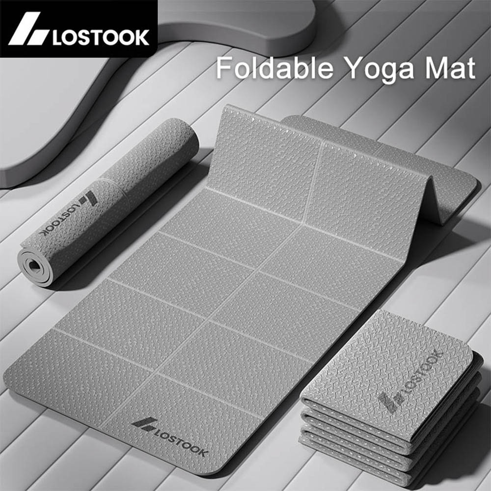 Foldable Yoga Mat 4mm Thick TP - Pilates Yoga Matte avaliação e preço