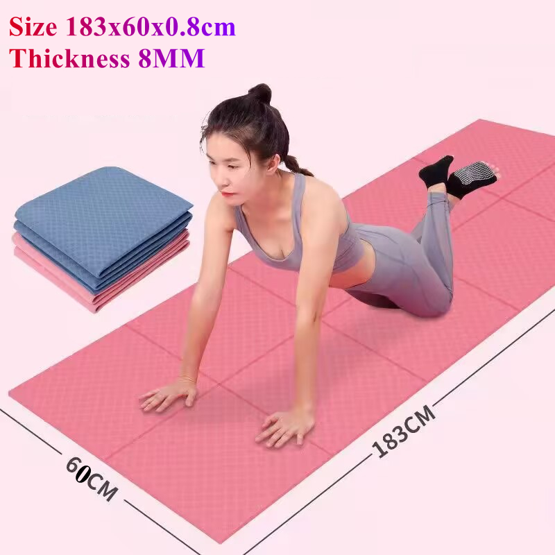 Fold Portable 183x60CM Yoga Ma - Pilates Yoga Matte avaliação e preço