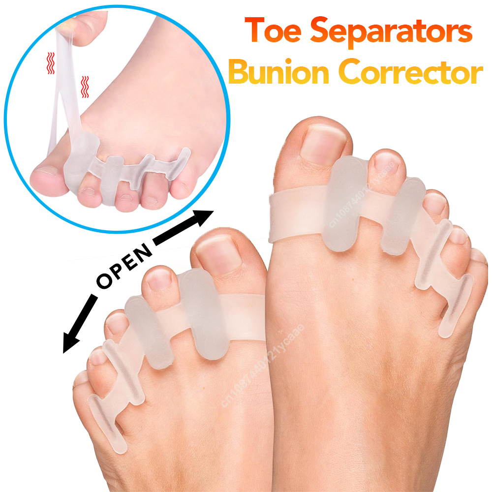 1 Pair Silicone Toe Separator  - Toe Separator Silicon avaliação e preço