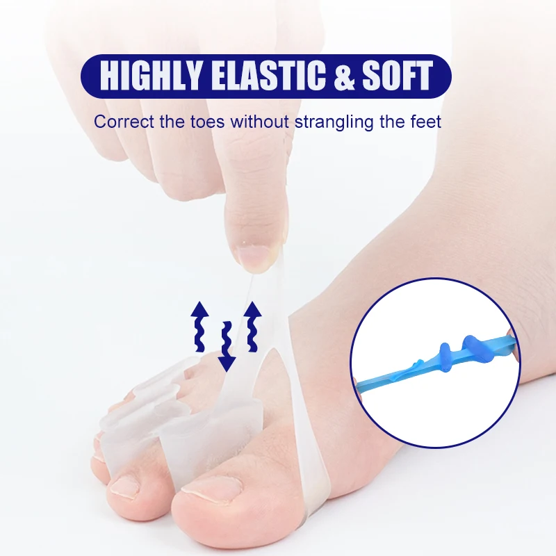 1 Pair Silicone Toe Separator  - Toe Separator Silicon avaliação e preço