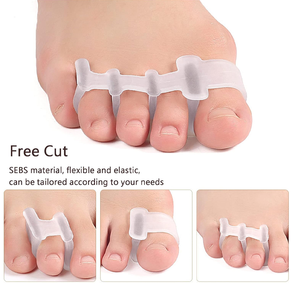 1 Pair Silicone Toe Separator  - Toe Separator Silicon avaliação e preço