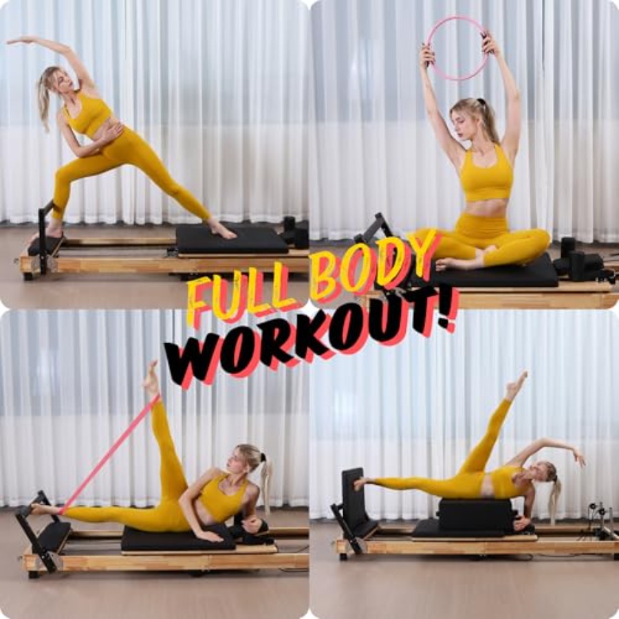 MAX4.0 Pilates Reformer Wood H - Pilates Yoga Machine avaliação e preço