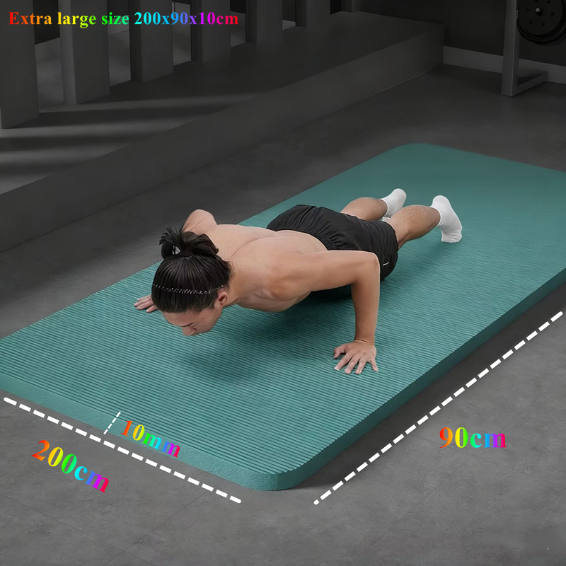 200x90x1cm Thick Training Yoga - Pilates Yoga Matte avaliação e preço