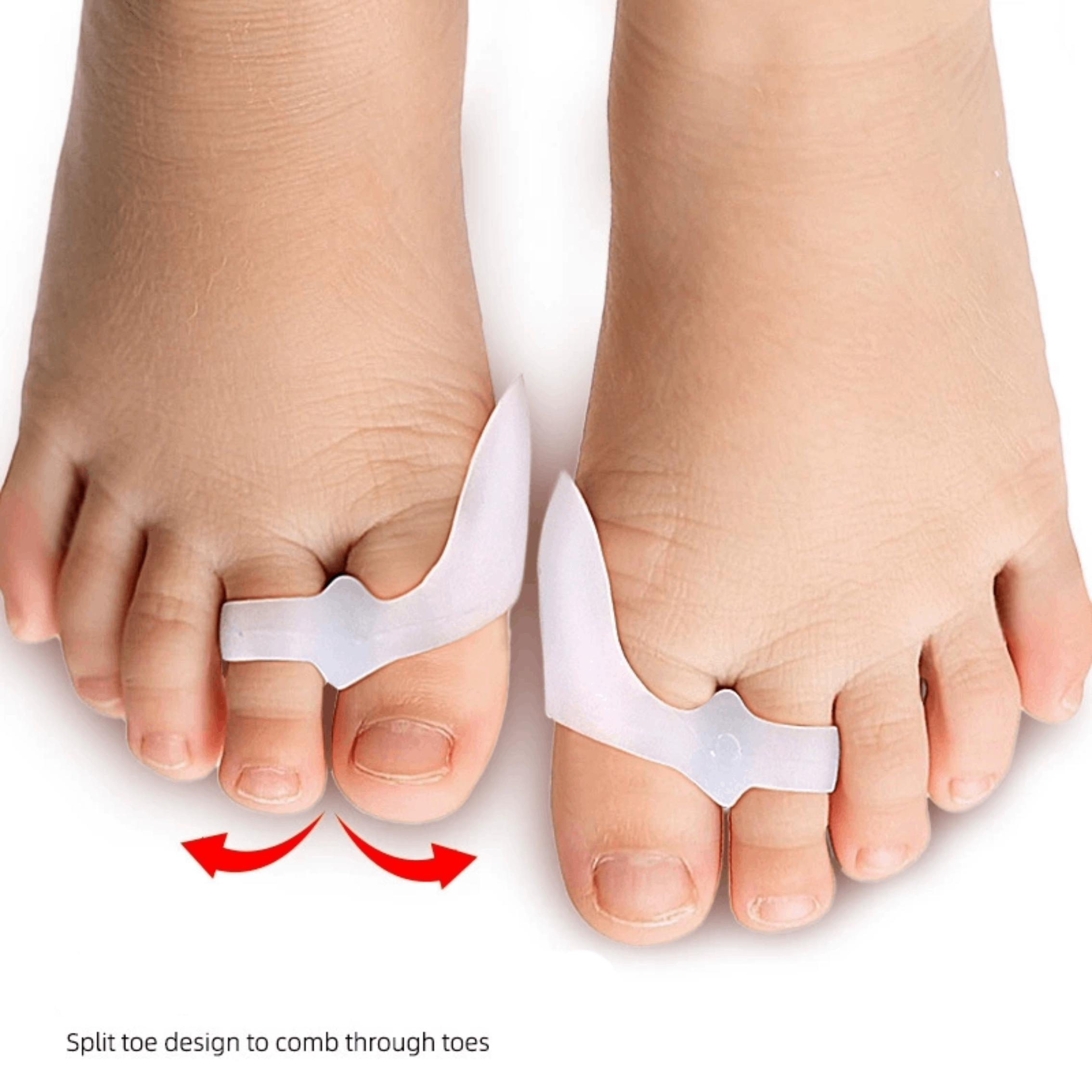 1/2/3Pairs Children's Gel Toe  - Toe Separator Silicon avaliação e preço