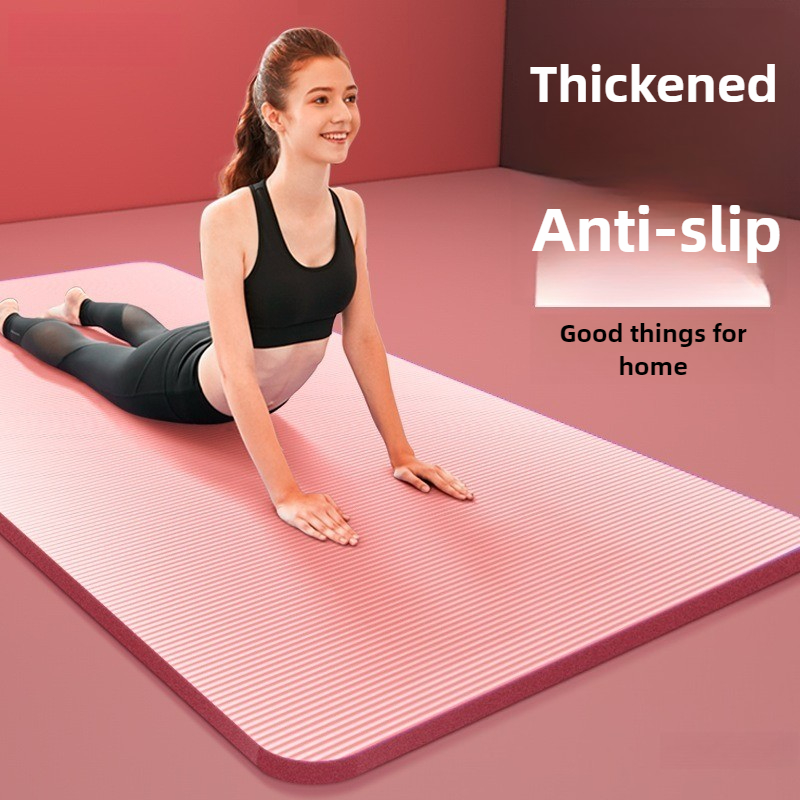 Thick Yoga Mat Anti-skid Sport - Pilates Yoga Matte avaliação e preço