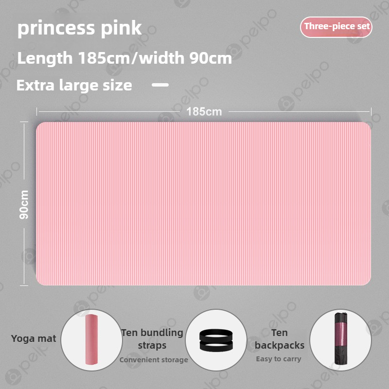Thick Yoga Mat Anti-skid Sport - Pilates Yoga Matte avaliação e preço