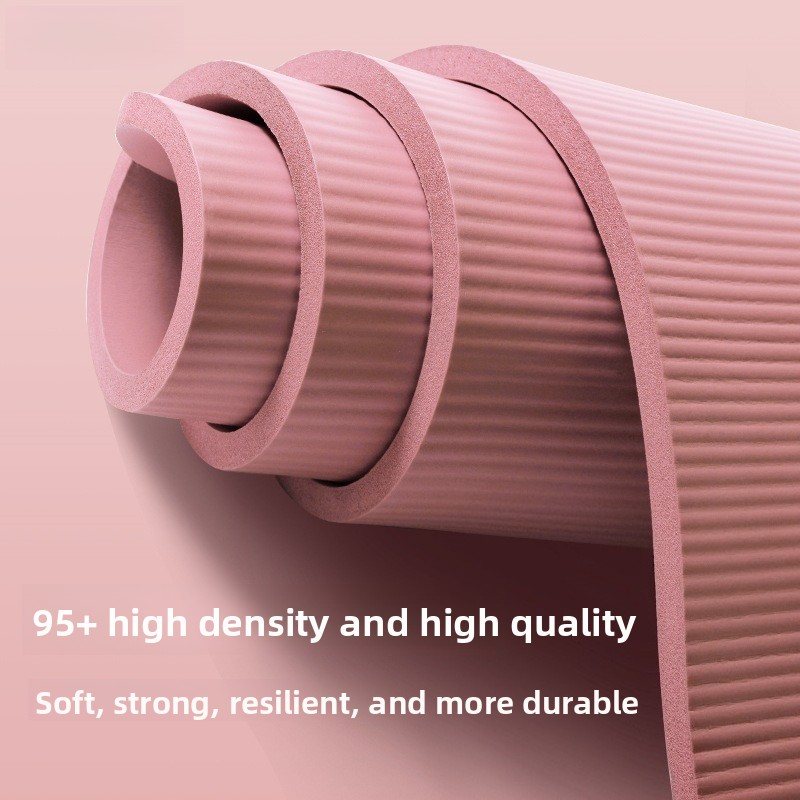 Thick Yoga Mat Anti-skid Sport - Pilates Yoga Matte avaliação e preço