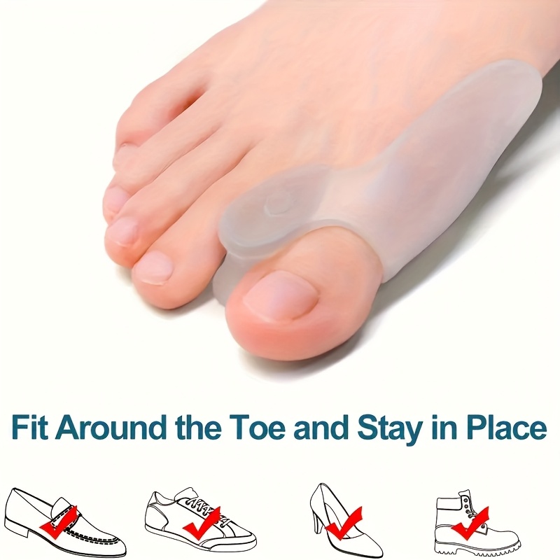 1 pair of silicone toe covers, - Toe Separator Silicon avaliação e preço