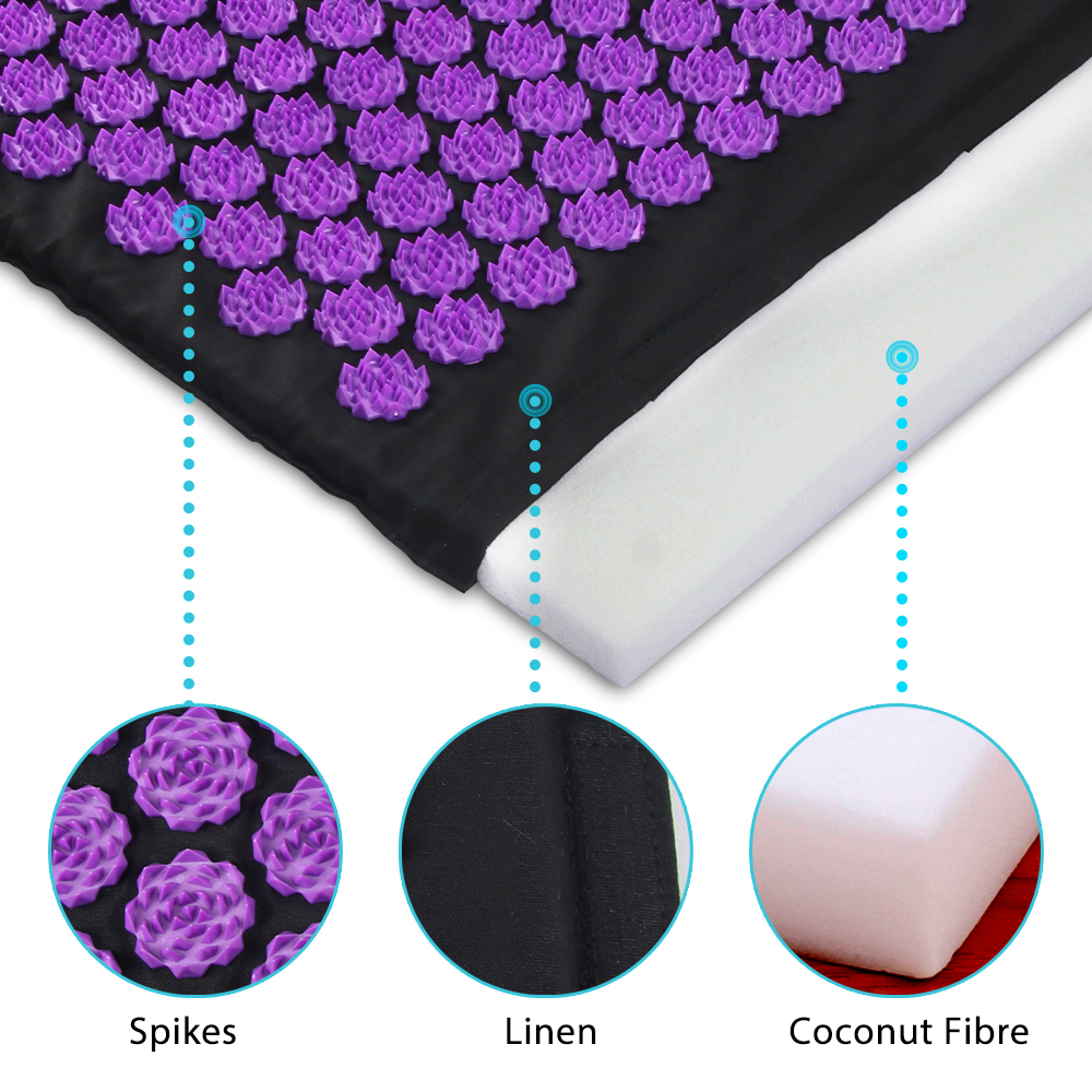 Acupressure Yoga Mat Kuznetsov - Pilates Yoga Matte avaliação e preço
