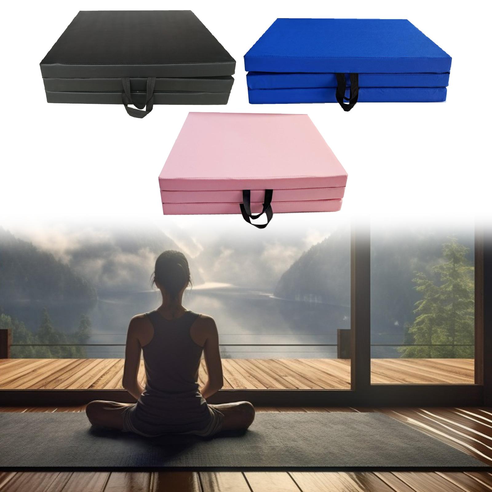 Fitness Mat Foldable Stretch P - Pilates Yoga Matte avaliação e preço