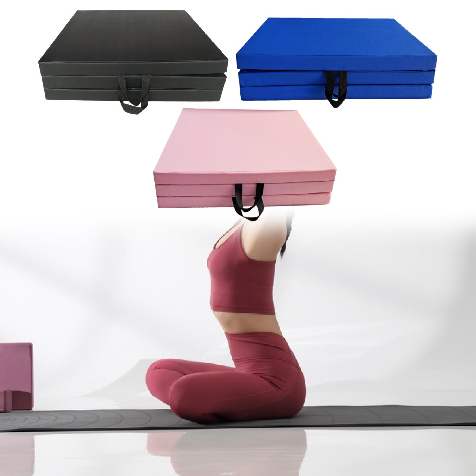 Fitness Mat Foldable Stretch P - Pilates Yoga Matte avaliação e preço