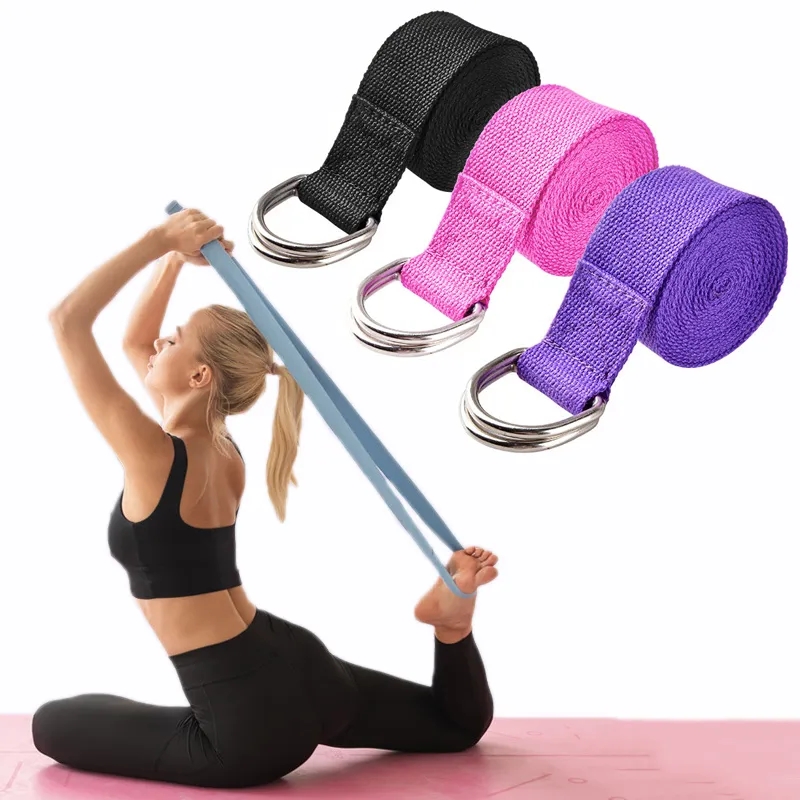 183*3.8cm Yoga Strap Cotton Ex - Pilates Yoga Circle avaliação e preço