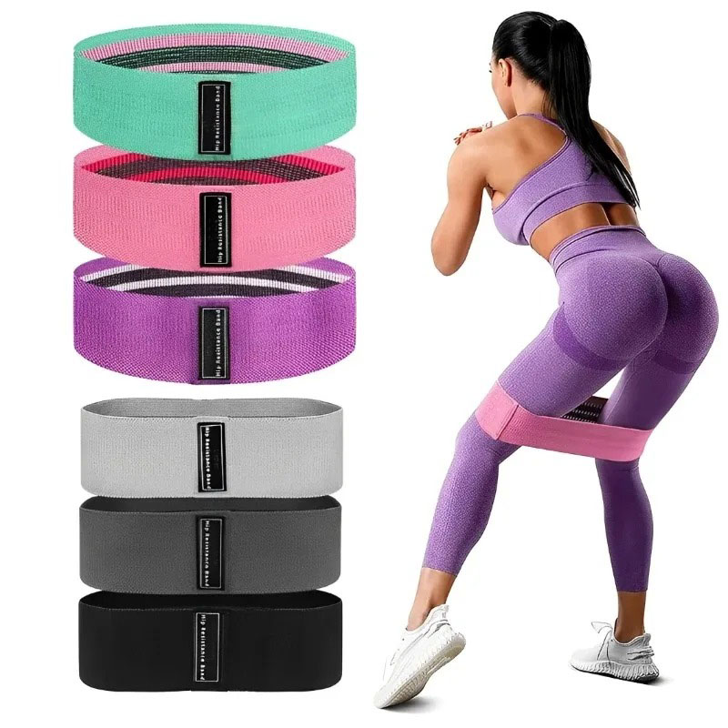 3Pcs Fabric Resistance Hip Boo - Pilates Yoga Circle avaliação e preço