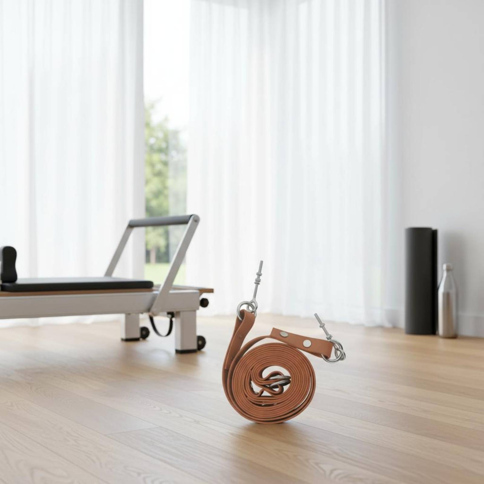 Reformer Double Loop Strap Com - Pilates & Yoga Unleashed Studio Tuckahoe avaliação e preço