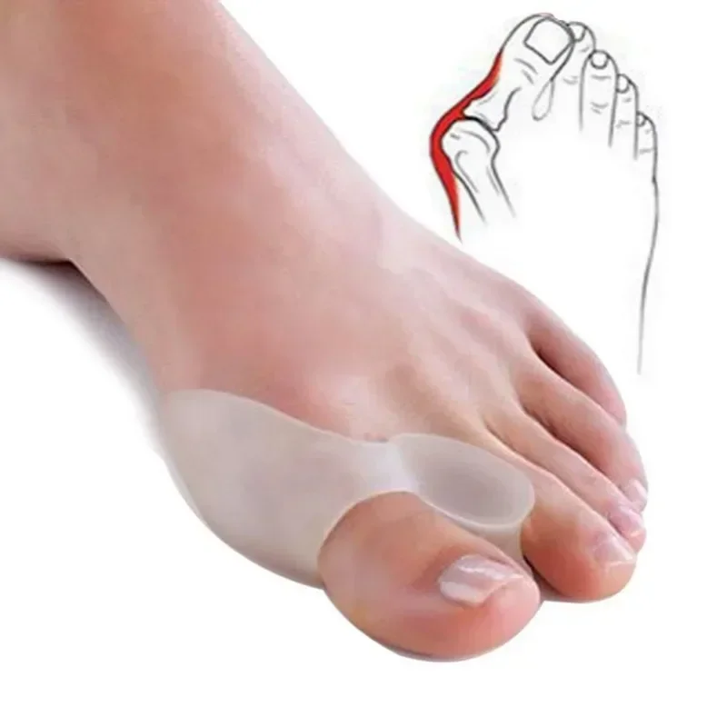 2PCS Silicone Gel Thumb Correc - Toe Separator Silicon avaliação e preço