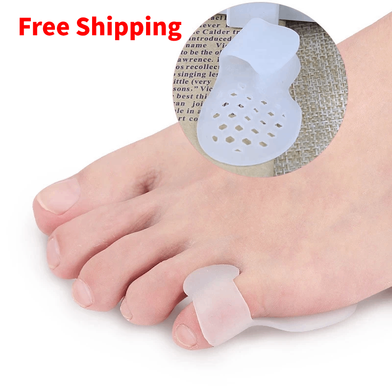 2PCS=1Pair Silicone Small Toe  - Toe Separator Silicon avaliação e preço