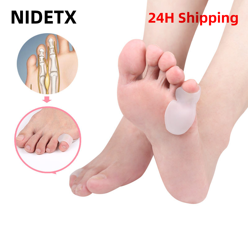 2PCS=1Pair Silicone Small Toe  - Toe Separator Silicon avaliação e preço