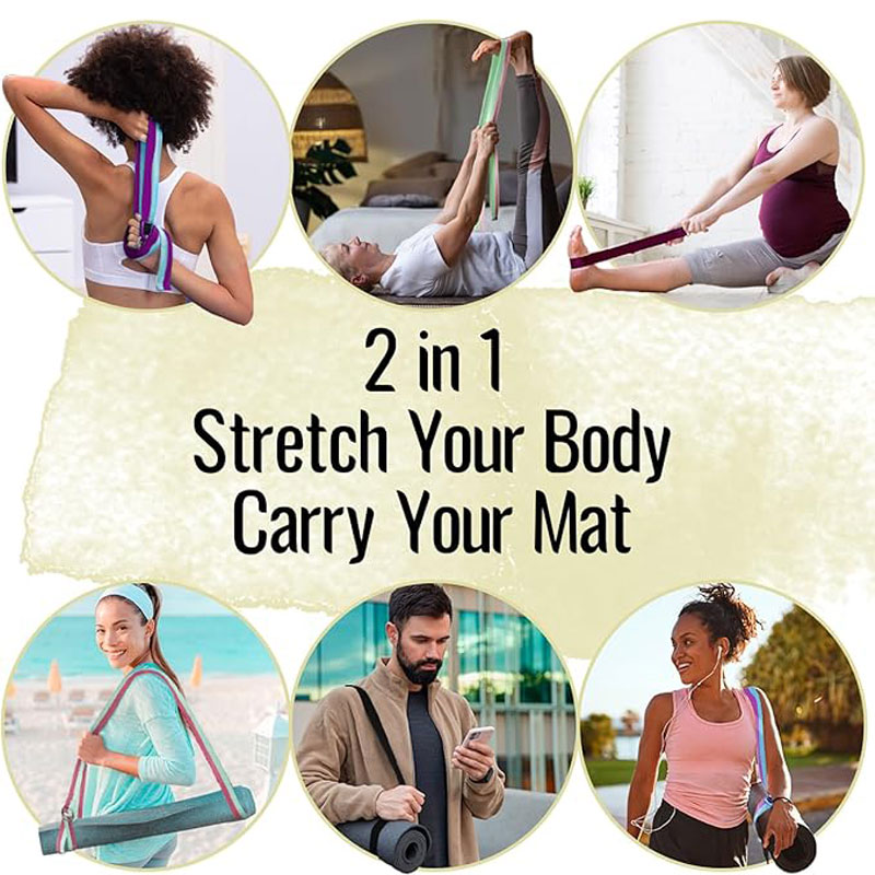 Adjustable non slip strap, sui - Pilates Yoga Matte avaliação e preço