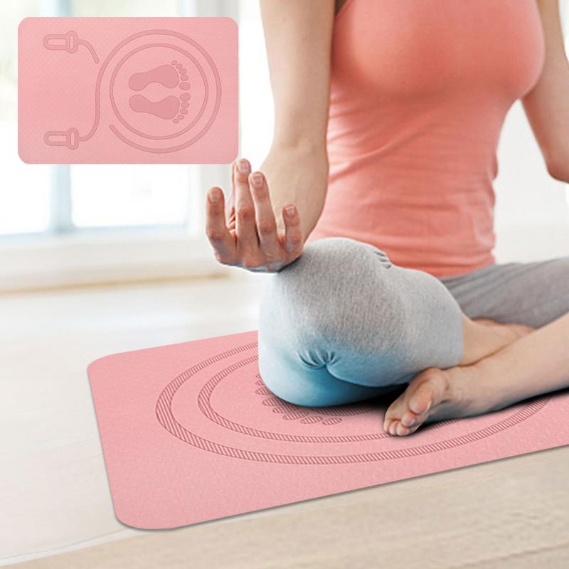 6mm Jump Rope Mat TPE Material - Pilates Yoga Matte avaliação e preço