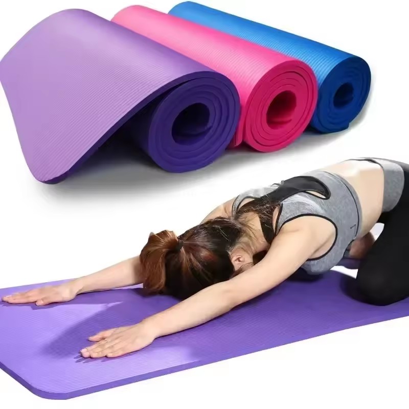 1CM Thick Yoga Mat Anti-skid S - Pilates Yoga Matte avaliação e preço