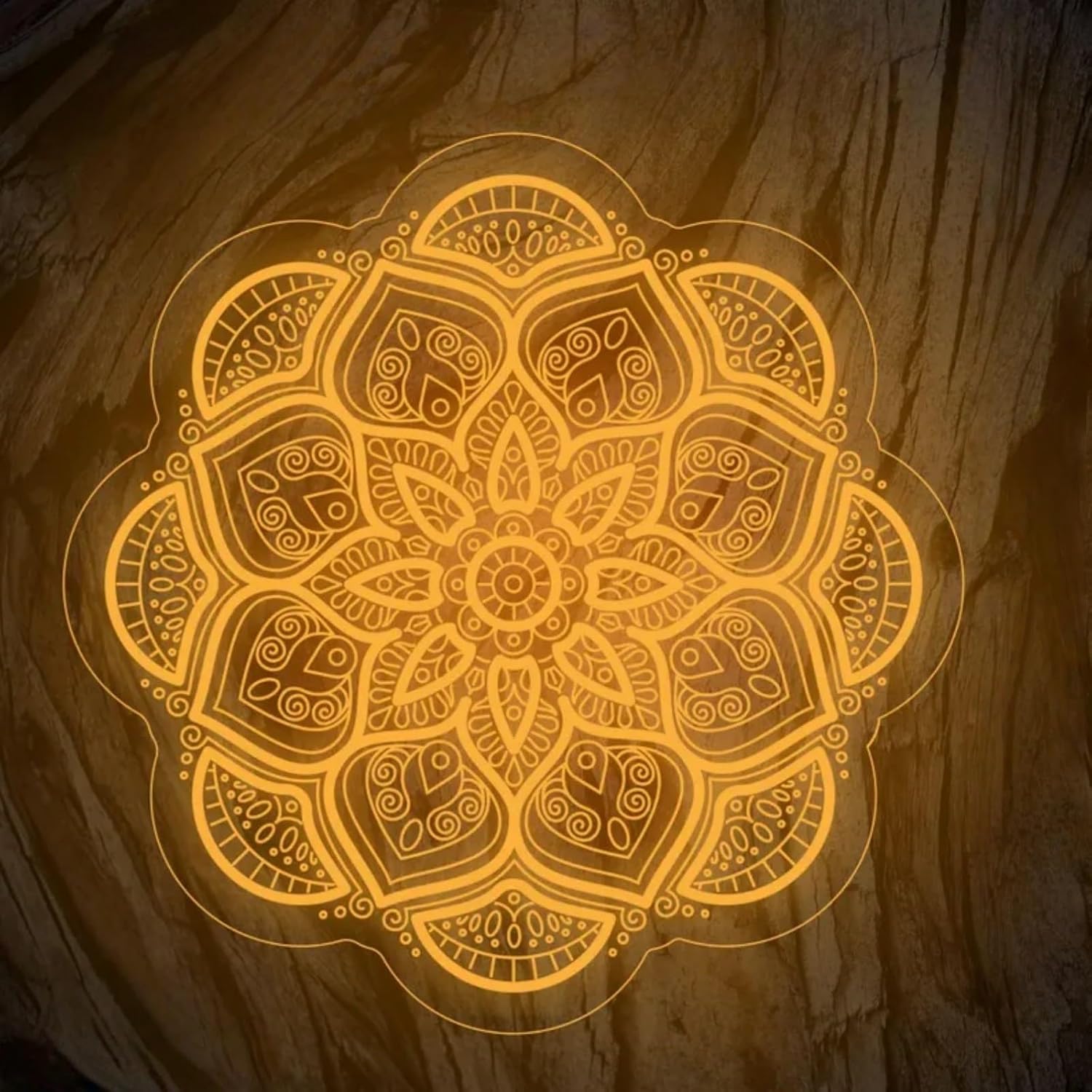 Mandala Neon Sign USB Powered  - Pilates Yoga Room avaliação e preço