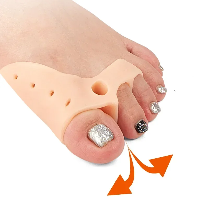 1 Pair Silicone Toe Corrector  - Toe Separator Silicon avaliação e preço