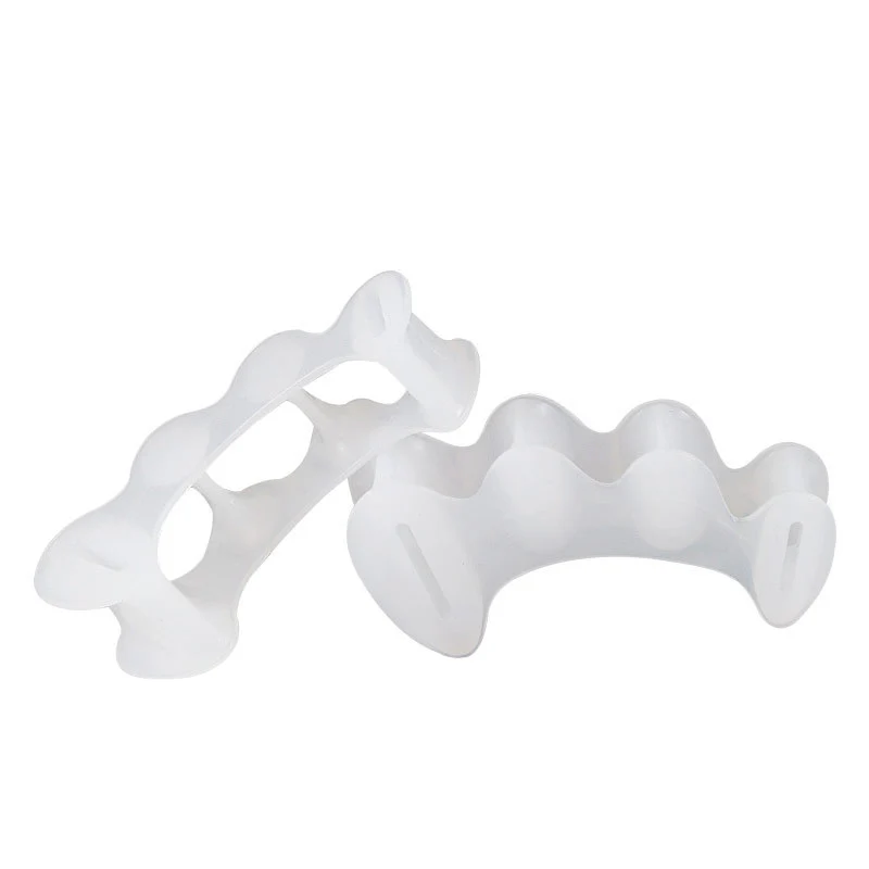 2Pcs=1Pair Hard Silicone Toe F - Toe Separator Silicon avaliação e preço