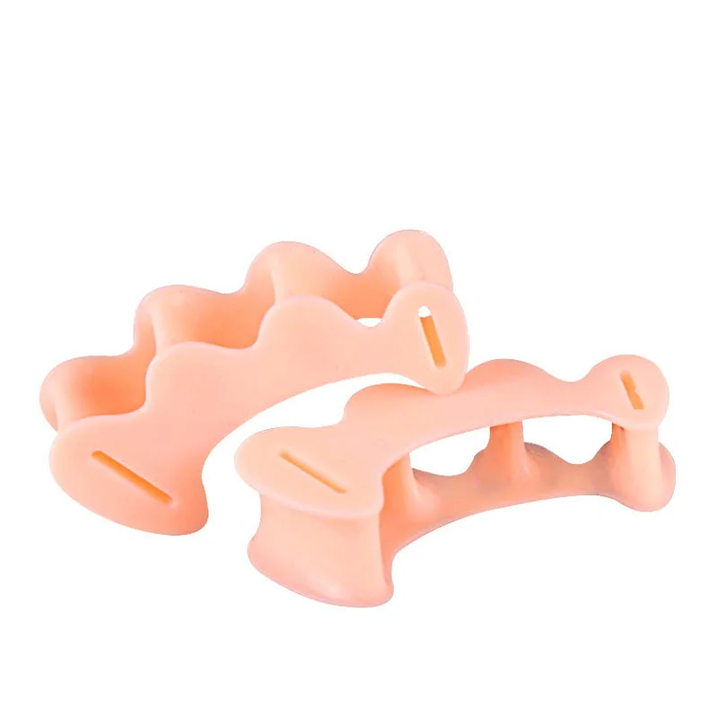 2Pcs=1Pair Hard Silicone Toe F - Toe Separator Silicon avaliação e preço