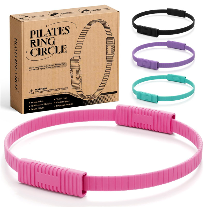 Eco-Friendly Double Handle Sil - Pilates Yoga Circle avaliação e preço
