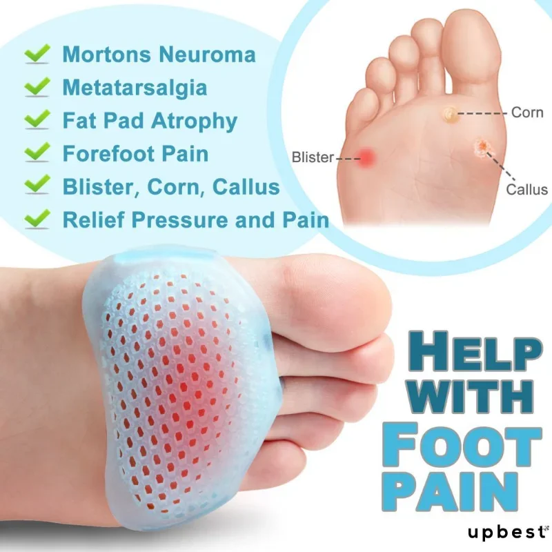 Silicone Metatarsal Pads Toe S - Toe Separator Silicon avaliação e preço