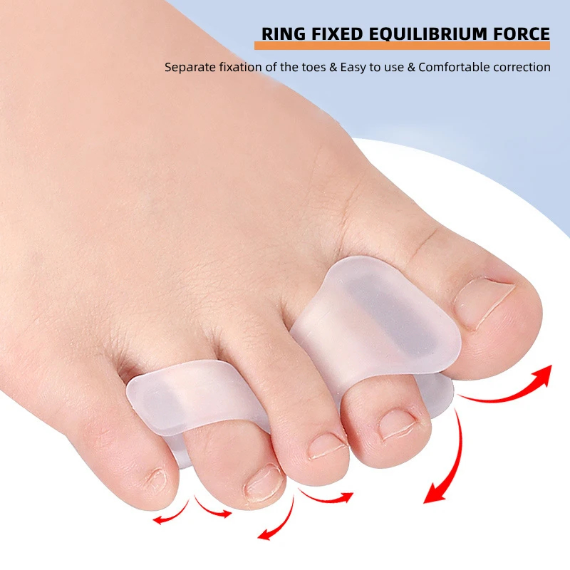 1/2/5Pairs Hallux Valgus Appli - Toe Separator Silicon avaliação e preço
