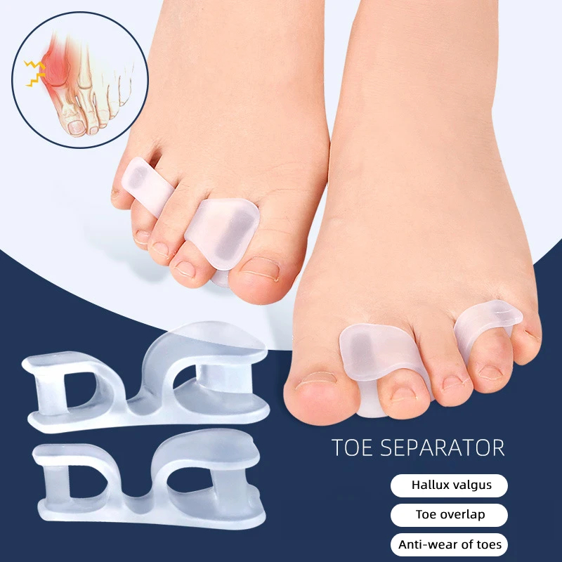 1/2/5Pairs Hallux Valgus Appli - Toe Separator Silicon avaliação e preço
