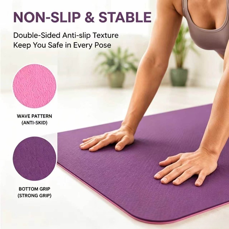 Yoga Mats Anti-slip Sport Fitn - Yoga Pilates Yoga avaliação e preço
