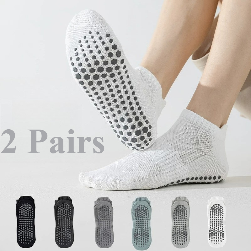 2/1Pairs Men Silicone Anti Sli - Yoga Pilates Yoga avaliação e preço