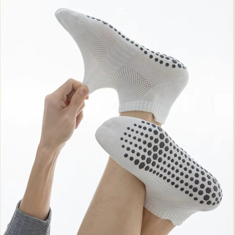 2/1Pairs Men Silicone Anti Sli - Yoga Pilates Yoga avaliação e preço